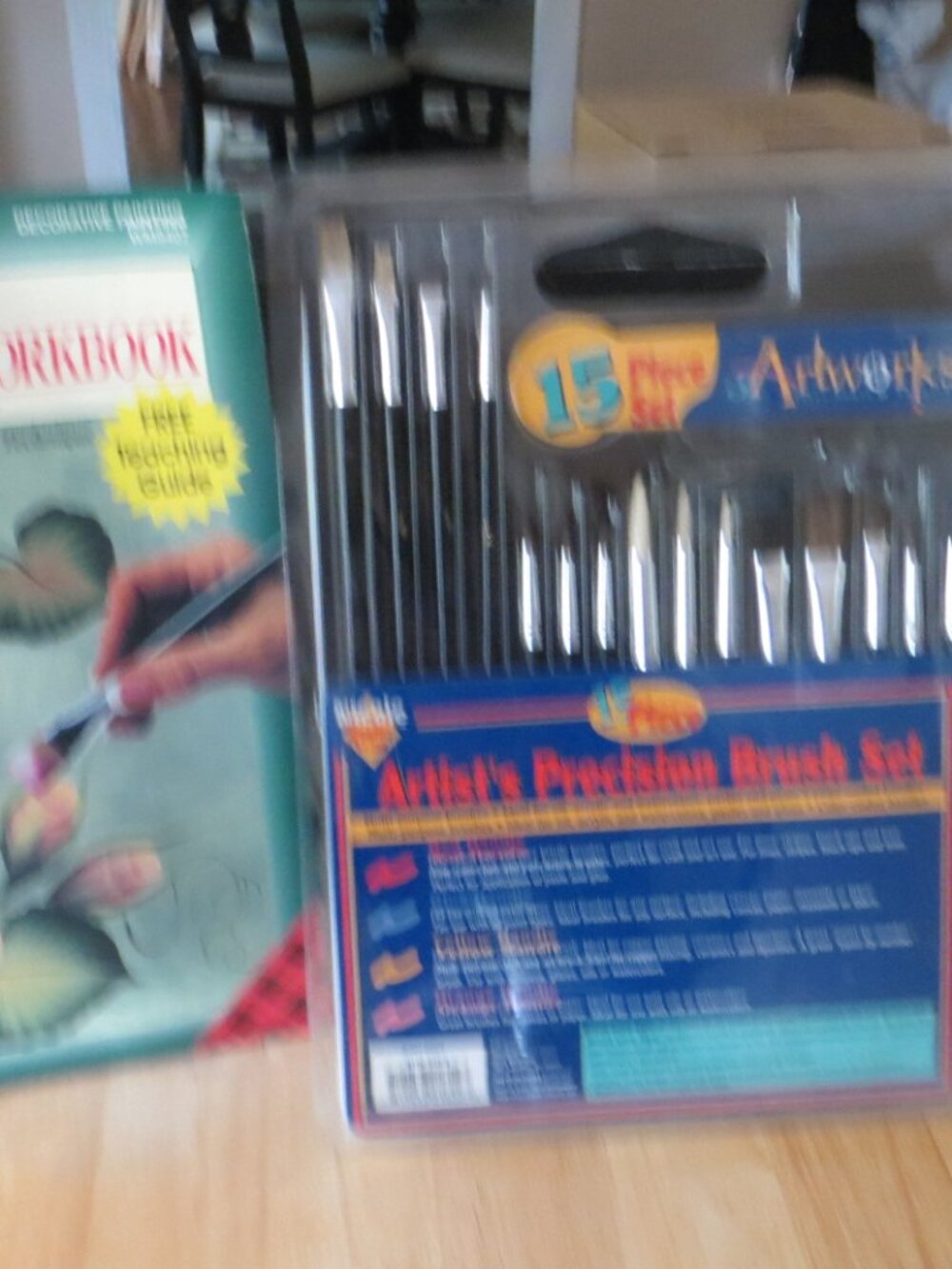 ARTIST PAINT 15 Pc BRUSH & ONE STROKE Painting Workbook